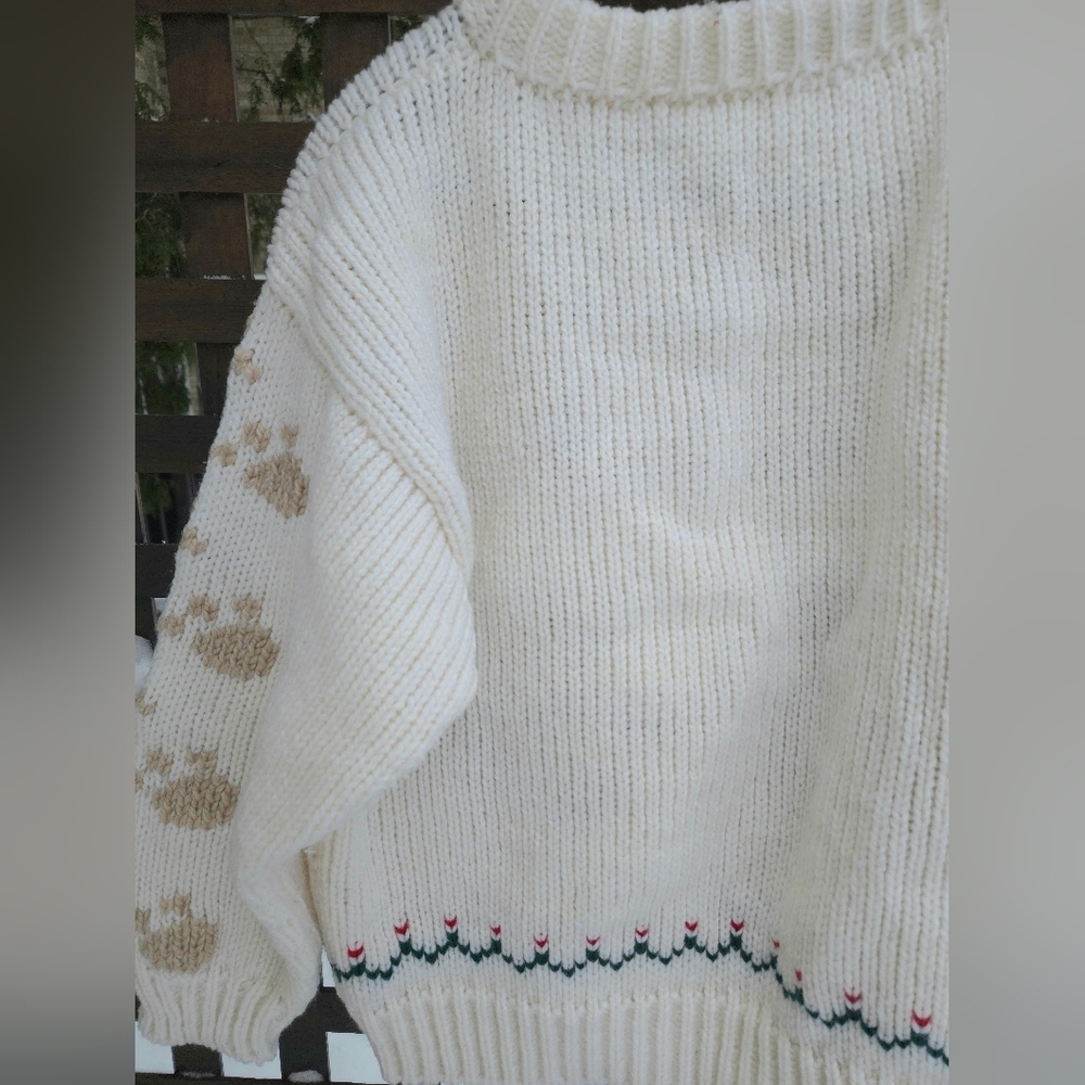 Vintage Knit Teddy Sweater - Picture 8 of 9